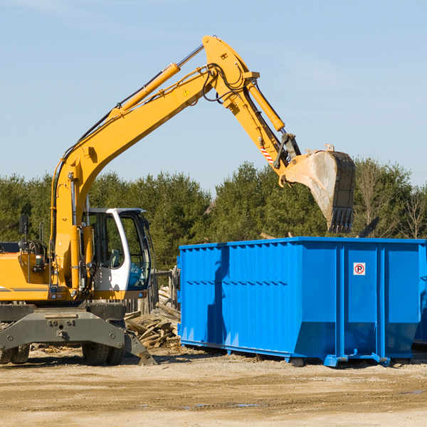 how does a residential dumpster rental service work in Bonsall CA